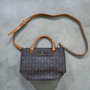 Nanette Lepore Monogram Purse Handbag Satchel Tote Crossbody Bag